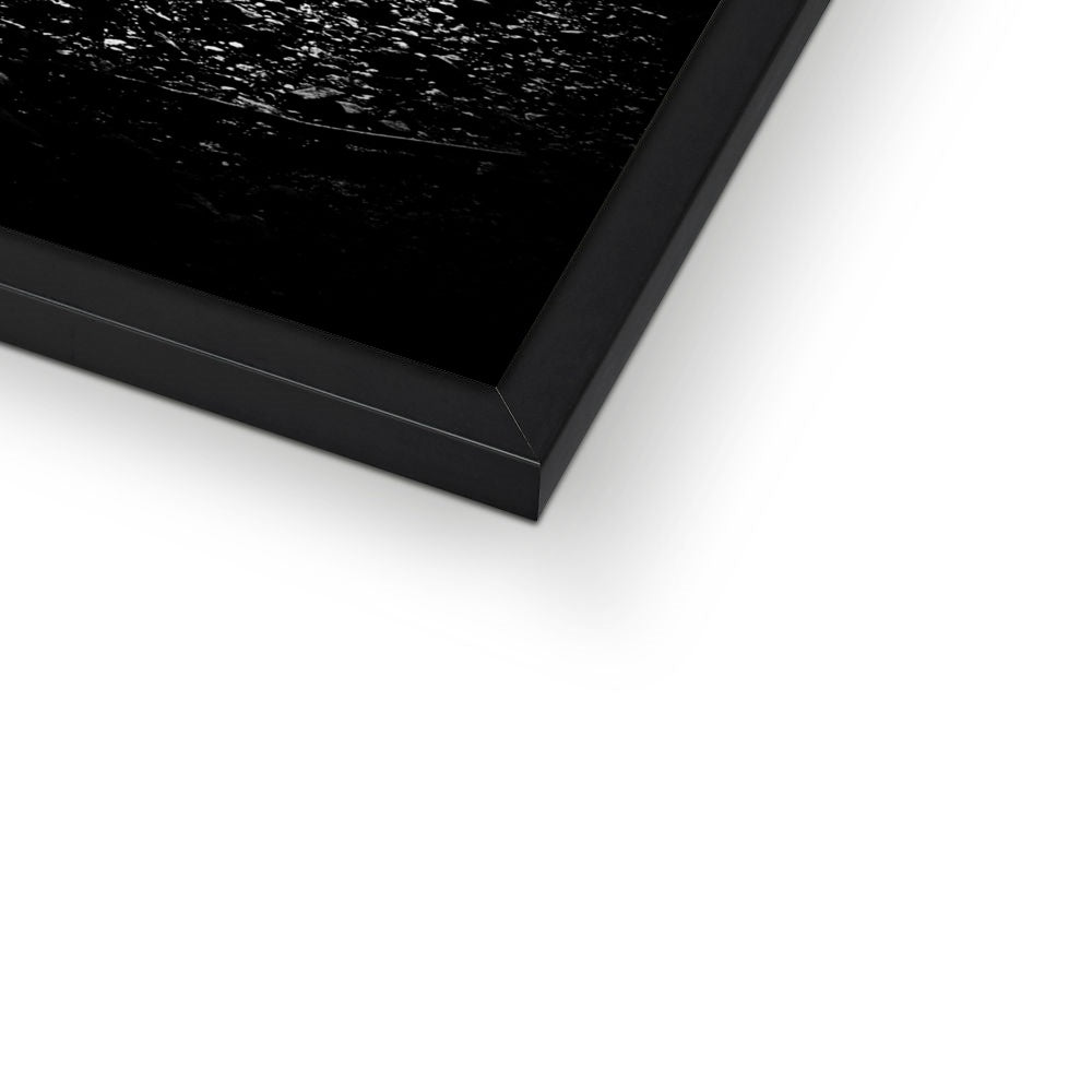 Where the light gets in Framed Print