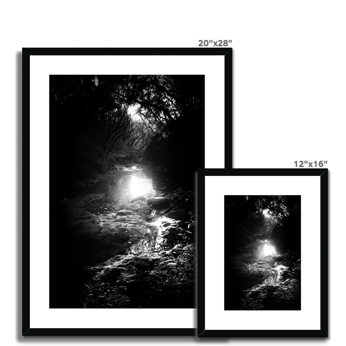 Where the light gets in Framed & Mounted Print