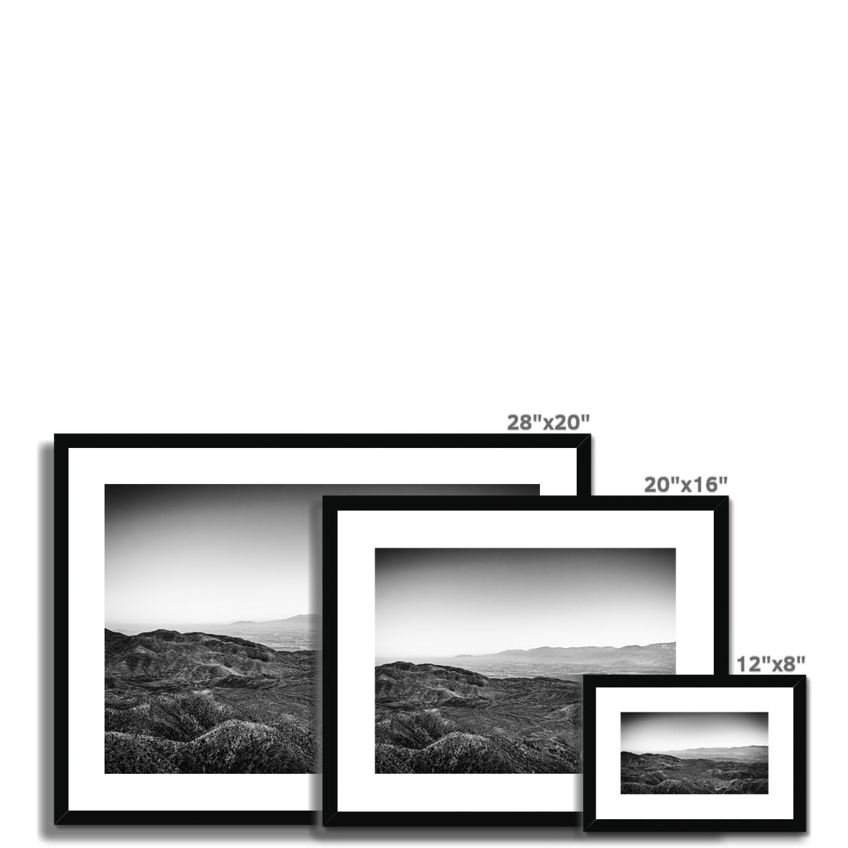 Rugged Expanse Framed & Mounted Print