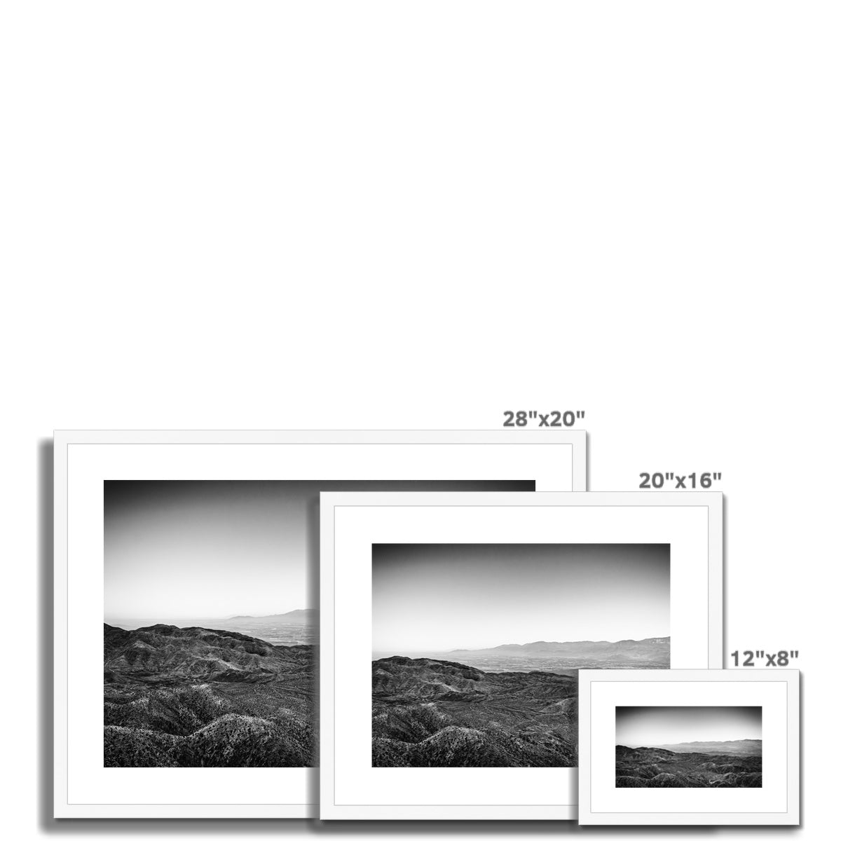 Rugged Expanse Framed & Mounted Print