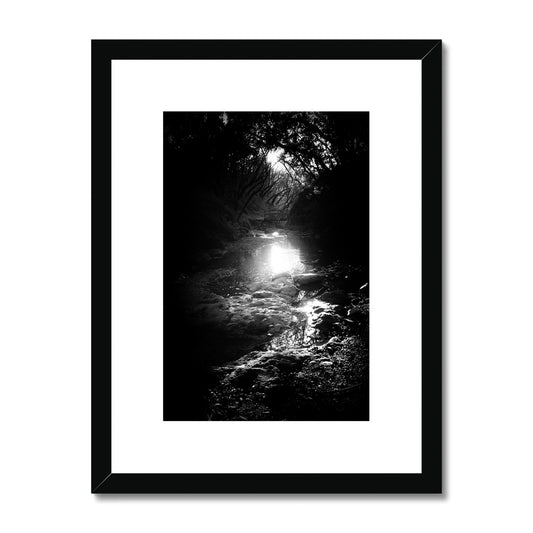 Where the light gets in Framed & Mounted Print